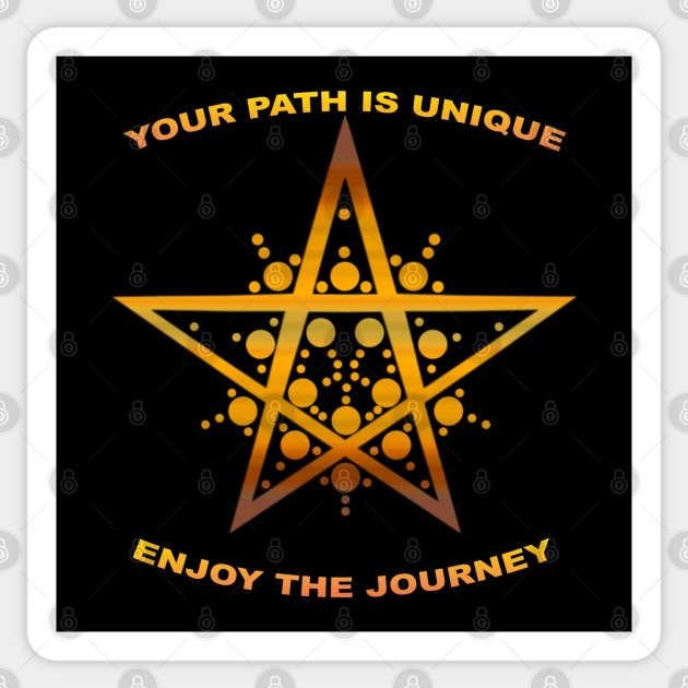 Your Path is Unique! Sticker by Saleire